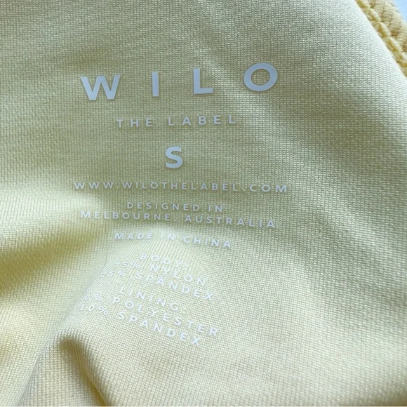 Wilo New Beaded 2 Piece Triangular Bikini in Butter Yellow NWT - Picture 10 of 16